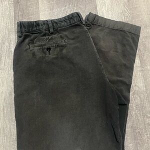 L.L. Bean Men's Dark Gray Corduroy Pants